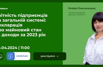 Приглашаем на вебинар: «Отчетность предпринимателей на общей системе: декларация об имущественном состоянии и доходах за 2023 год»